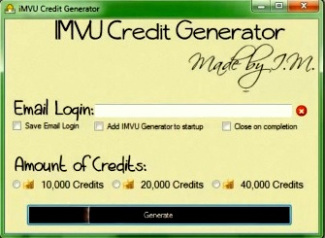 credit generator imvu online